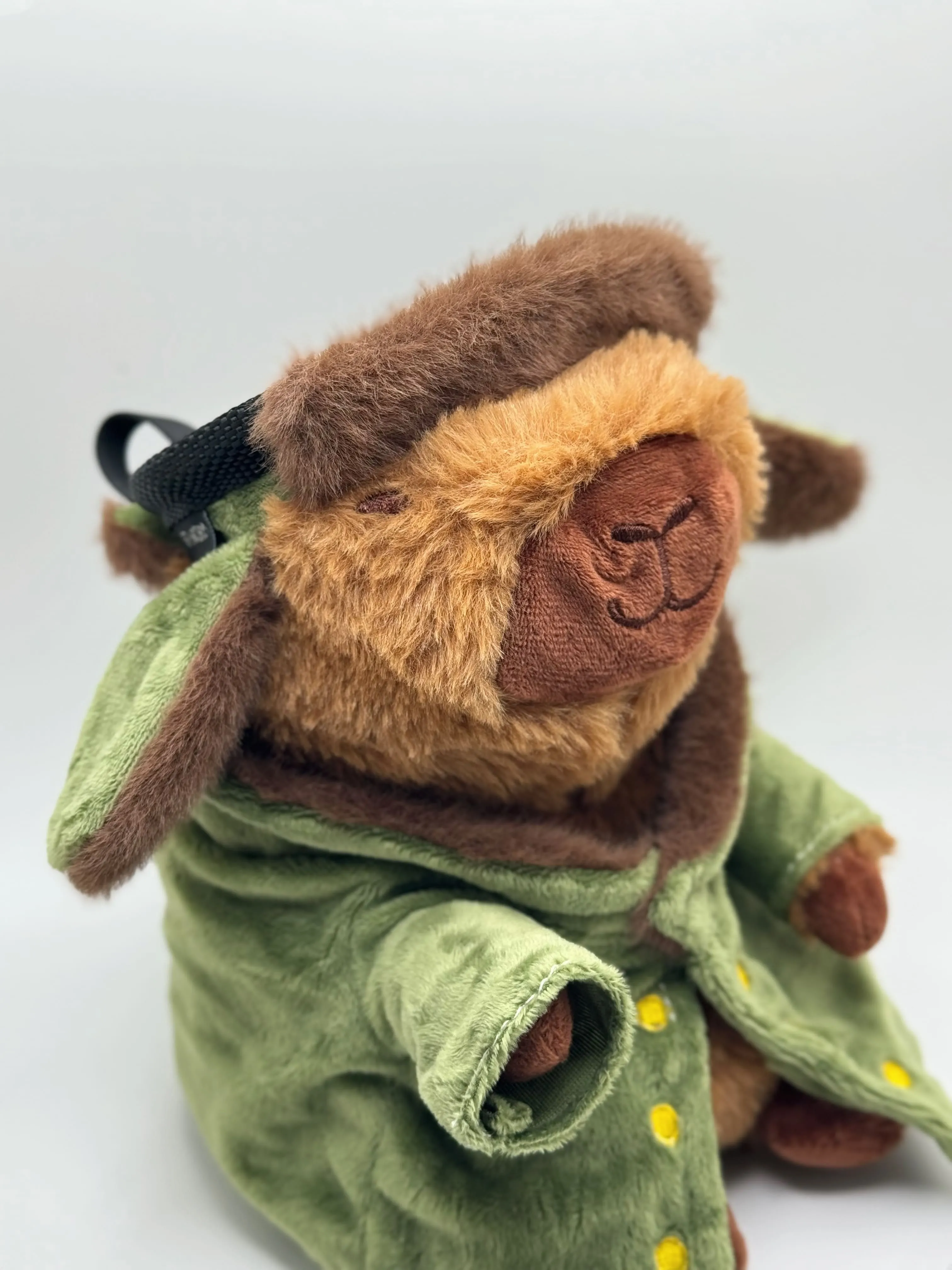 Limited Edition Capybara with Military Coat Chalk Bag/Chalk Bucket