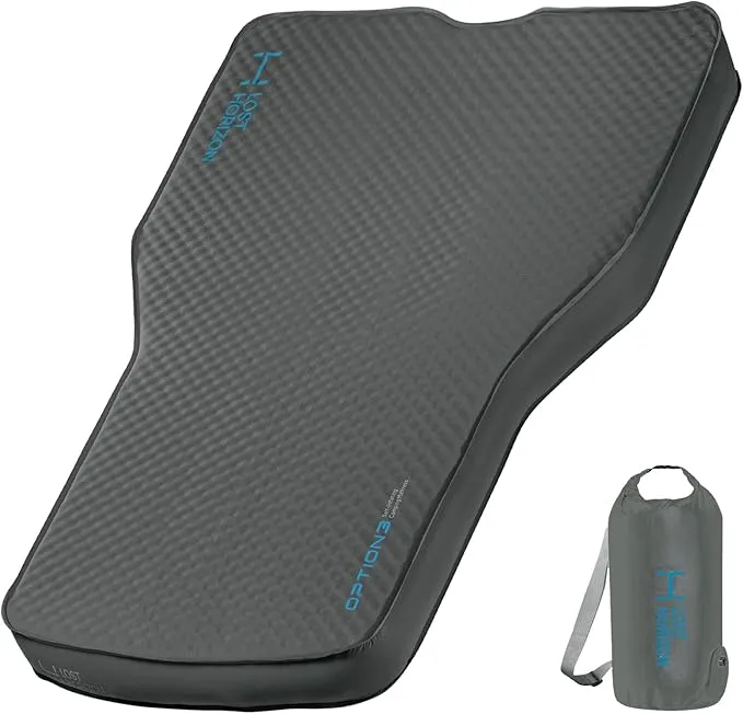 LOSTHORIZON Tesla Camping Air Mattress with Foam, Self Inflating Sleeping Pad, 4.5" Thick, with Pump Sack, Model Y
