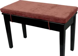 Loveboat Piano Bench Cushion, Washable Bench Pad for Shoe Storage, Window, Piano, Dining 34"x14"x2" Brick Red