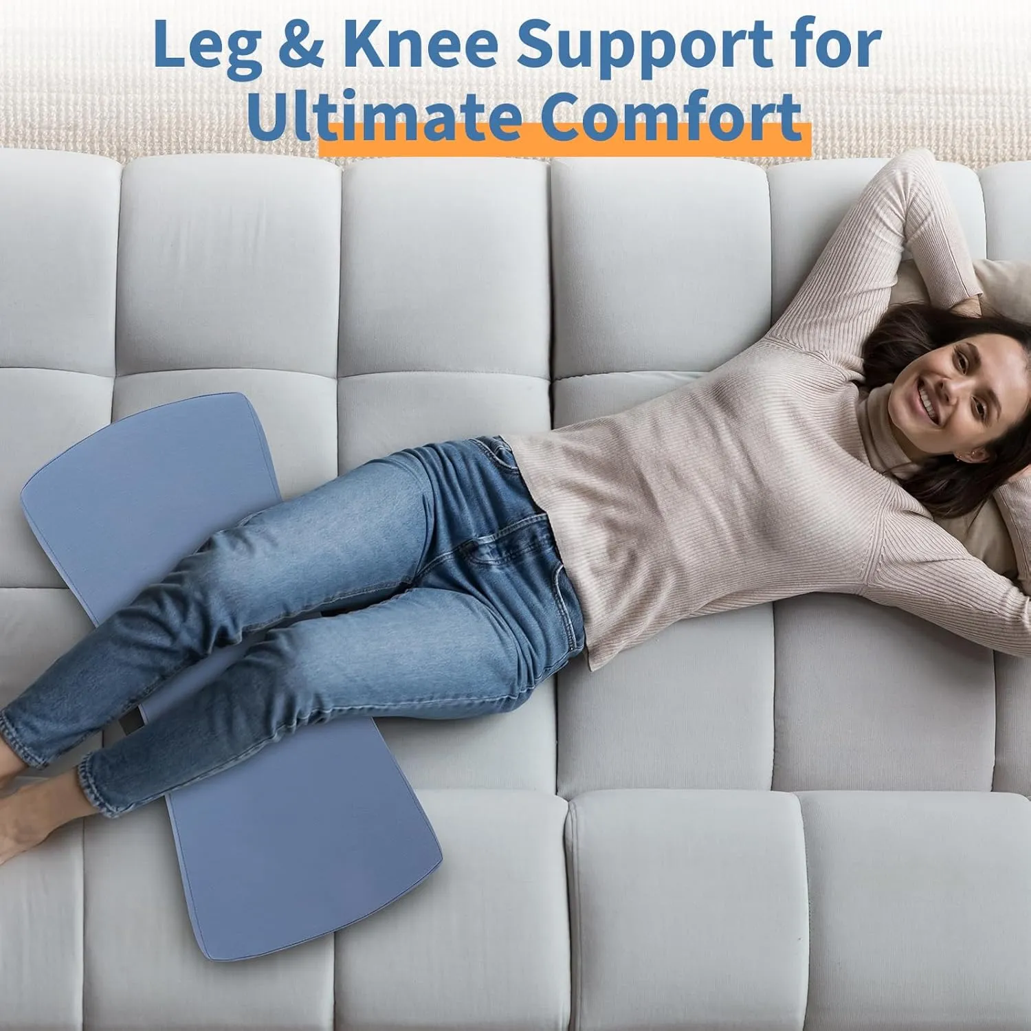 Lumbar Support Pillow for Bed Relief Back Pain: Lower Back Pillow for Sleeping - Memory Foam Waist Pillow - Back Wedge Bolster Pillow for Side, Back&Stomach Sleepers - Bed Rest Pillow for Car, Sofa