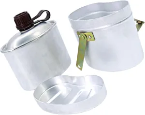 Lunch Box Camping Pot Set Aluminum Water Kettle Compact and Practical Camping Supplies