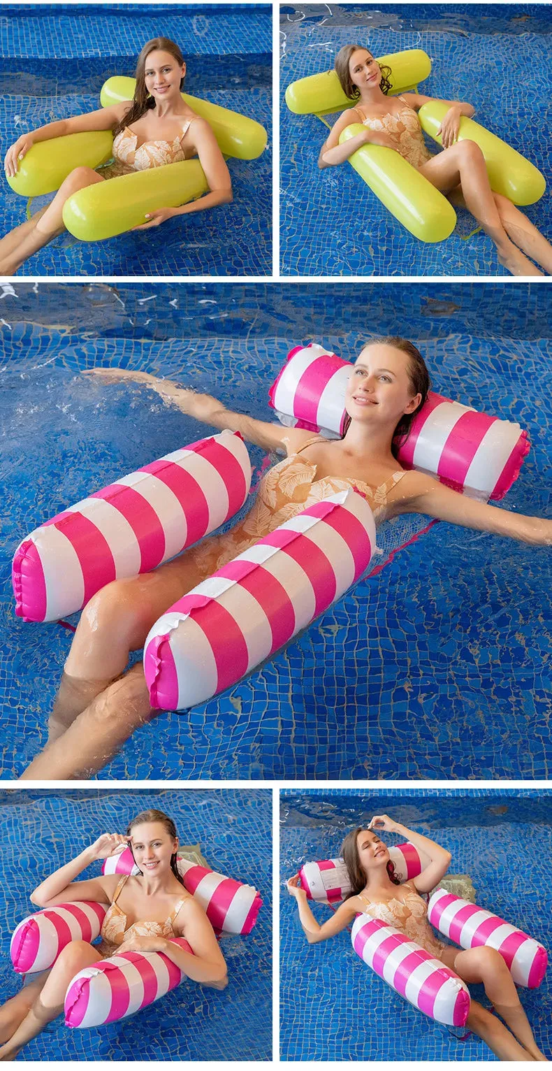 LuxeWater Hammock Inflatable Pool Float Bed