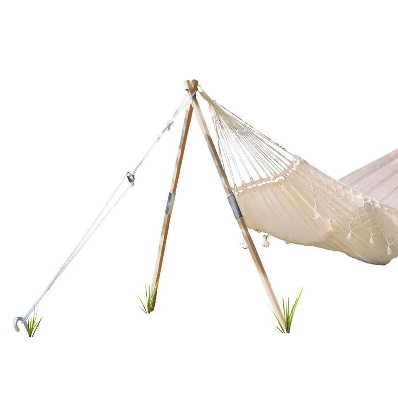 Madera Wooden Post Hammock Stand
