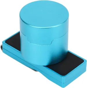 Magnetic Pool Chalk Holder, Magnetic Chalk Holder Pool Billiards, Aluminium Alloy Cue Chalks with Fixed Clip, for Snooker Tool Accessory