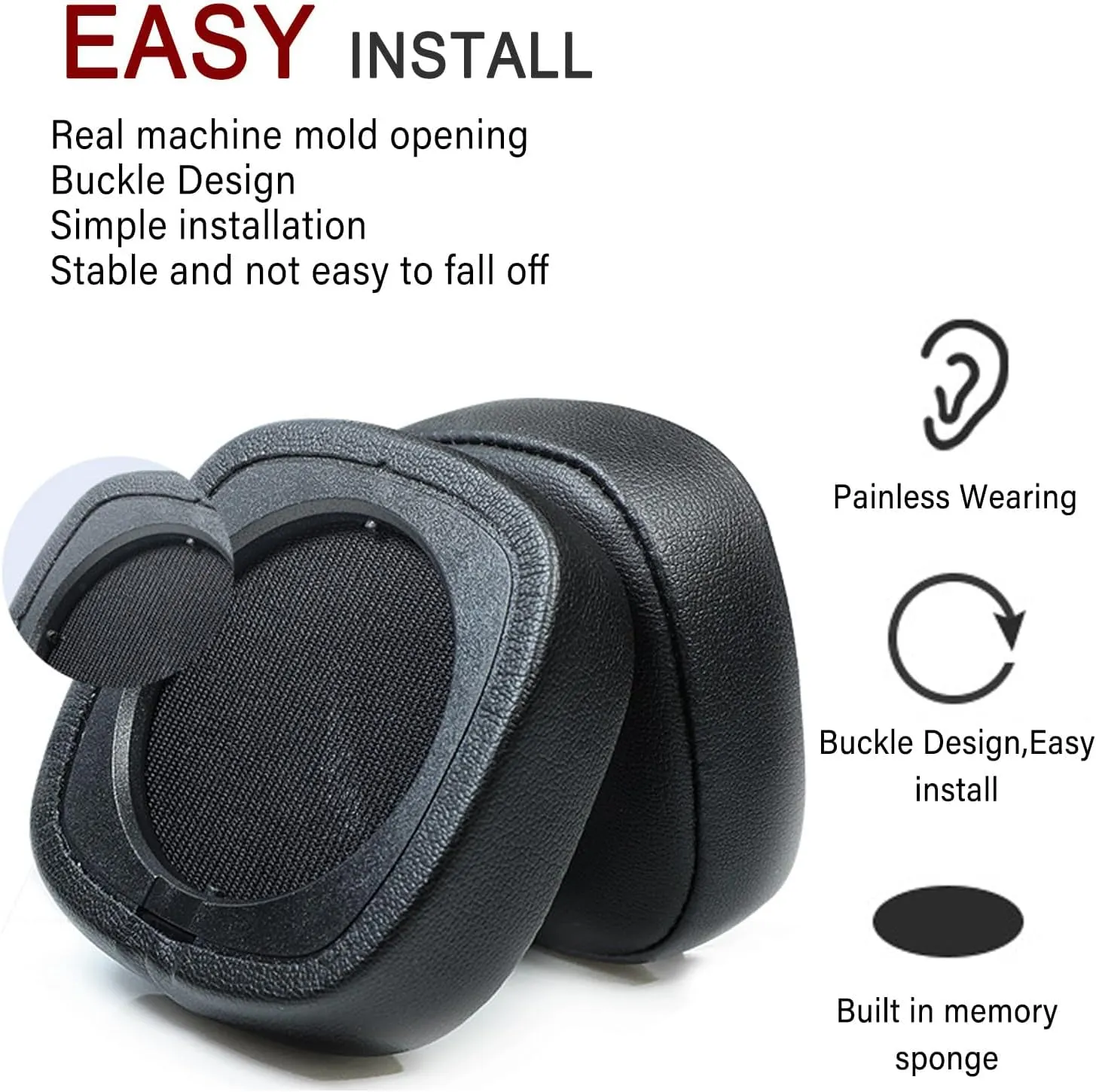 Major IV Ear Pads Cushions Replacement Compatible with Marshall Major 4 Major IV Headphones Ear Cushions£¬Ear Muffs Memory Foam Earpads