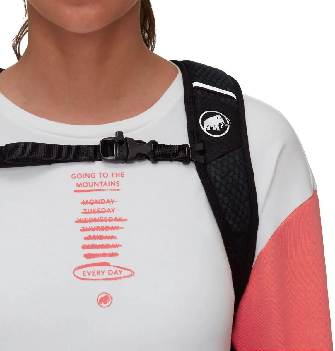 Mammut Women Casual Bag, Salmon-Black, 20 L