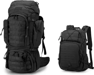Mardingtop 60L Internal Frame Backpack   25L Cordura Hiking Backpack