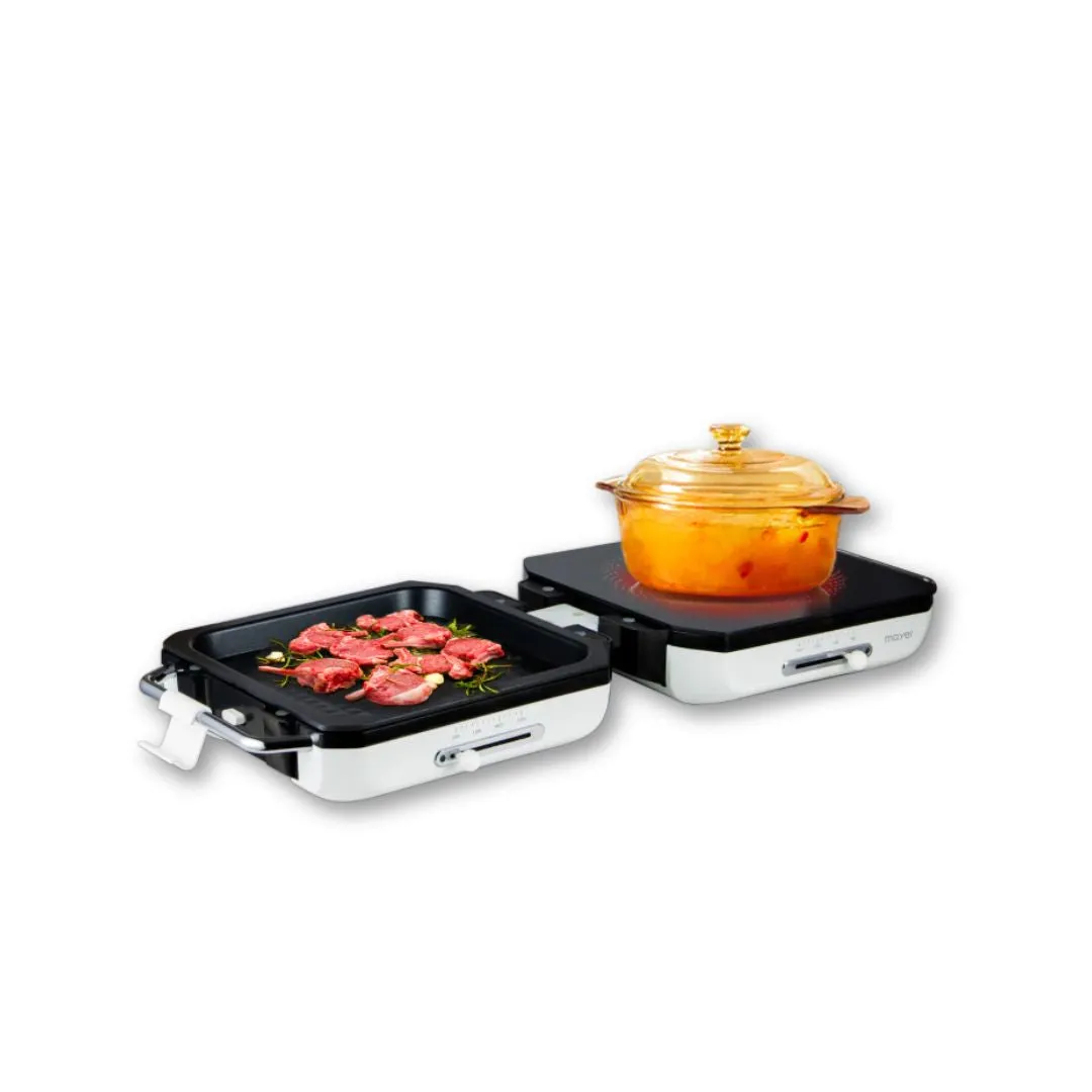 Mayer Foldable Multi-Functional Ceramic Cooker With Grill