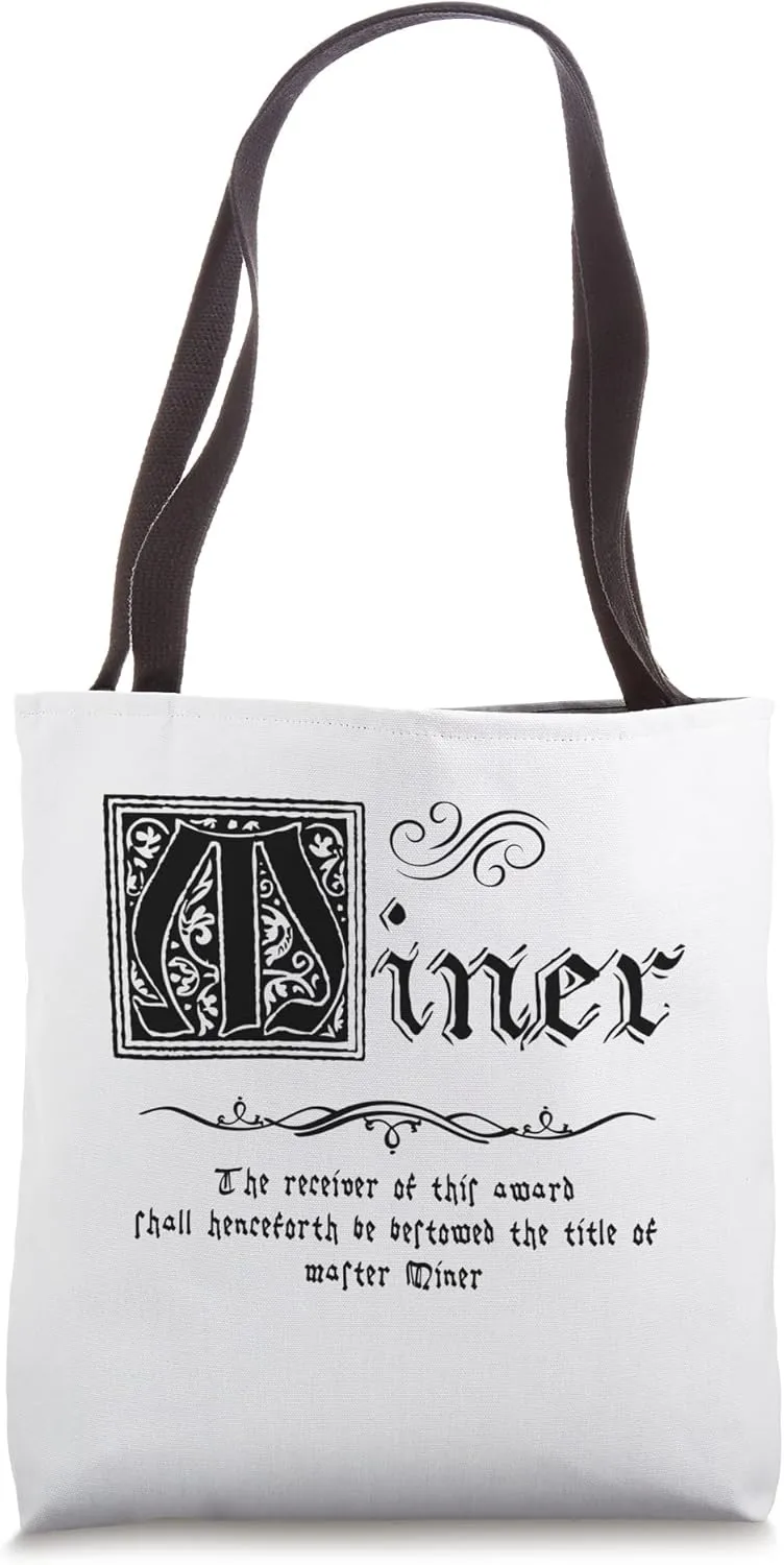Medieval Master Miner Tote Bag