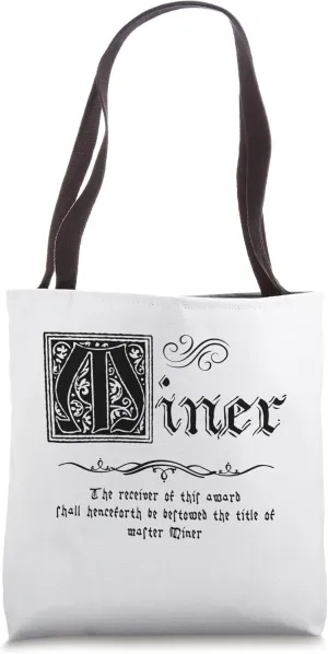 Medieval Master Miner Tote Bag