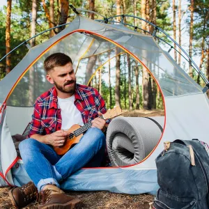Memory Foam Camping Mattress - 75"x30"x3", Ultra Comfortable Portable Sleeping Pad for Outdoor Adventures, RVs & Dorms