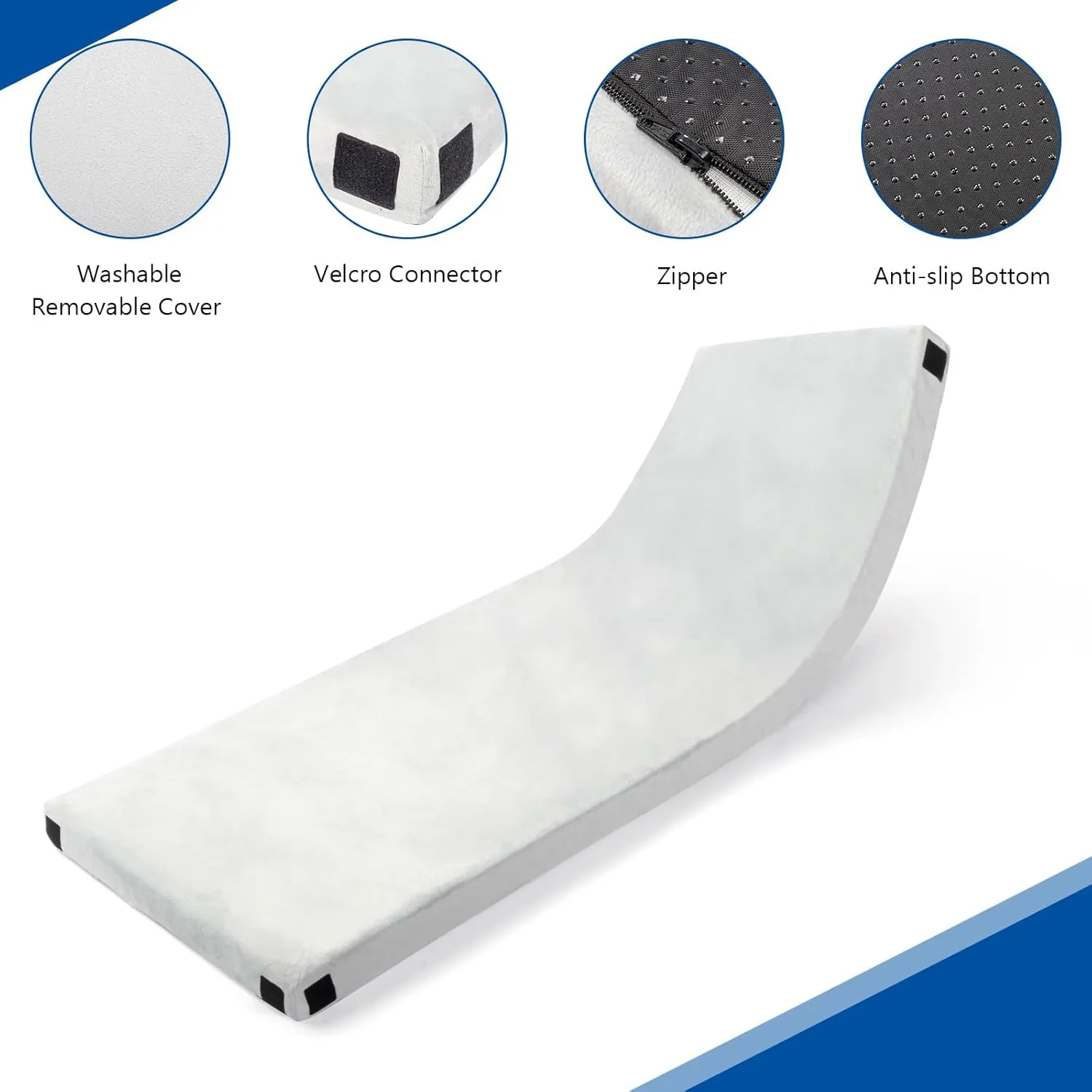 Memory Foam Camping Mattress Pad, Portable Roll Up Mattress for Adults, Sleeping Mat with Travel Bag