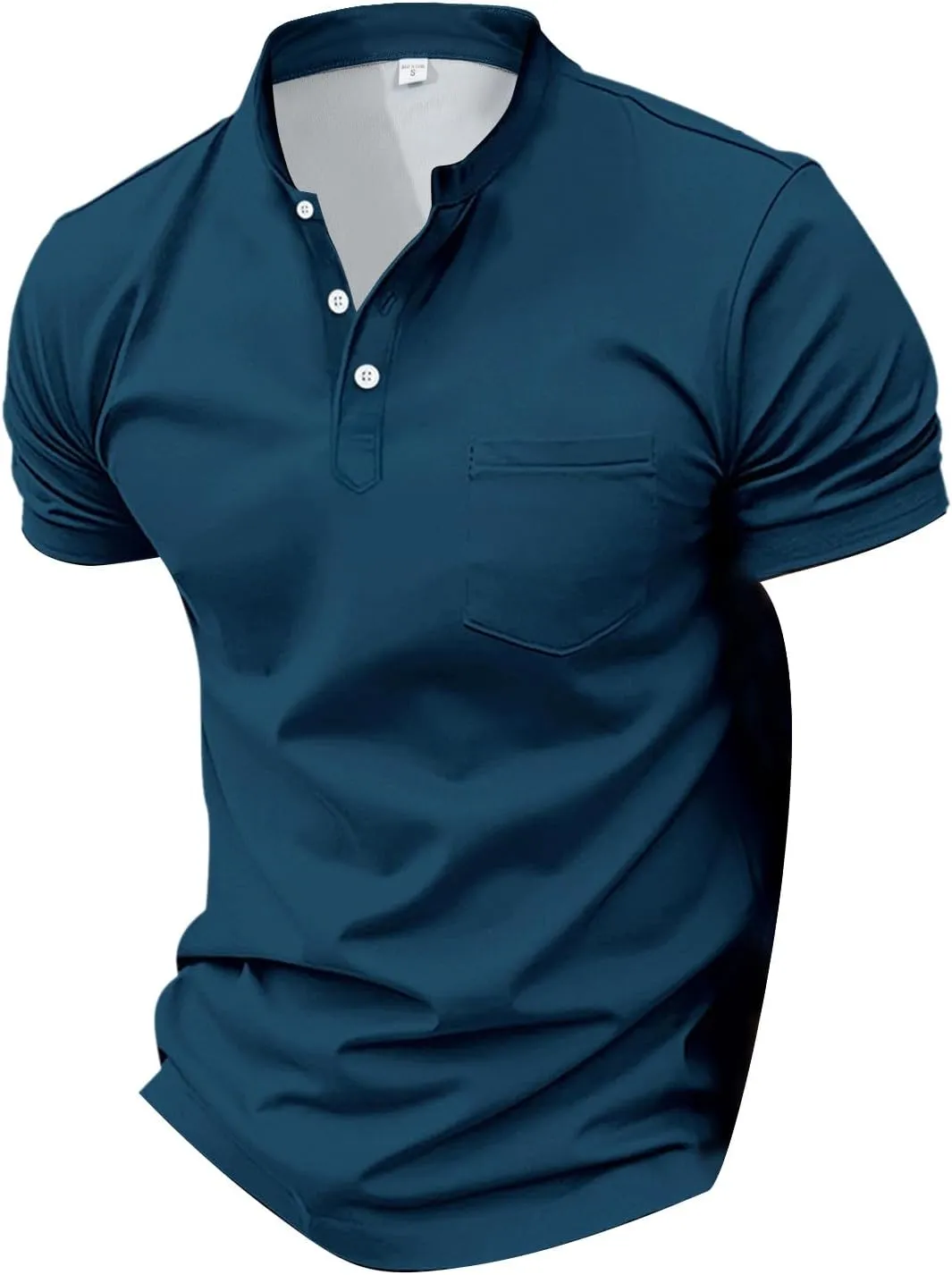 Mens T-Shirts Day Digital Printing Casual Basic Tee Tops Daily Casual Stylish Collared Shirts for Men Polo Shirts