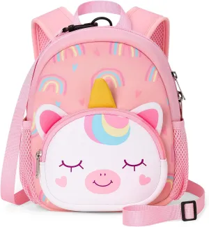 mibasies Backpack Leash for Toddlers 1-3: Baby Backpack with Leash for Boys Girls - Unicorn Backpack - 9inch Mini