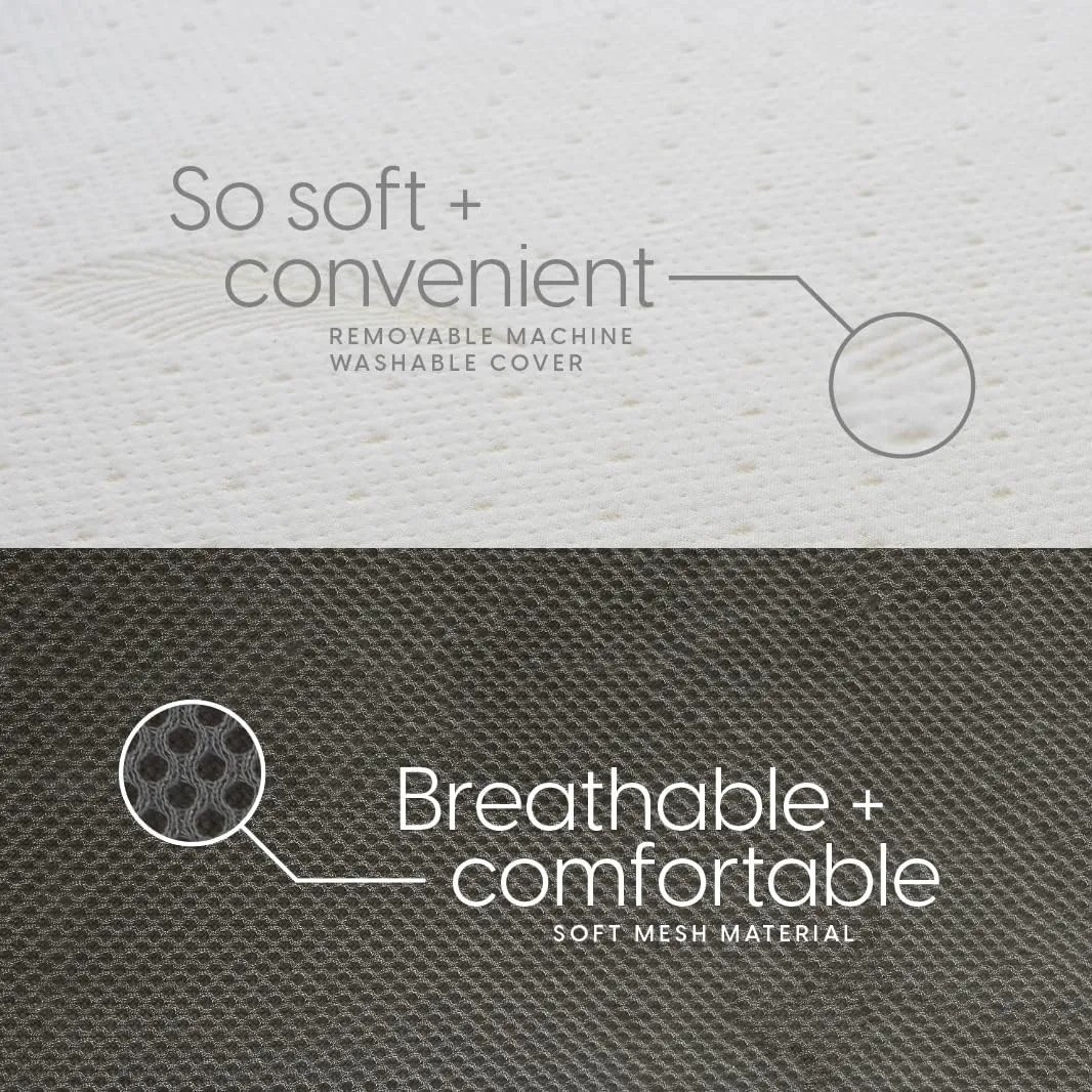 Milliard Trifold Mattress, Single Size, 4 inch, Portable Foldable Mattress Single with Medium Firm Foam, Washable Cover, Tri-Folding Floor Bed, Fold Up Guest Bed, RV Travel, Camping, 75" x 25”