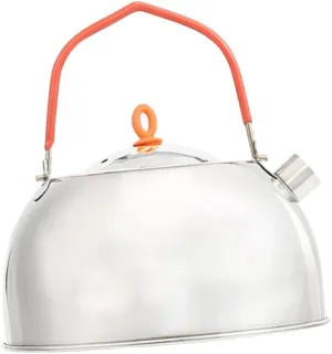 Mini Portable Stainless Steel Teapot Lightweight Water Kettle for Camping Hiking Durable Outdoor Coffee Tea Pot Stainless Steel for Travel Essentials