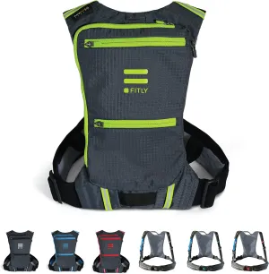 Minimalist Running Pack - Running Backpack Phone Holder, Storage, Thoracic Belt - Carry Personal Items - Running Gear for Men & Women - Lightweight Running Water Backpack