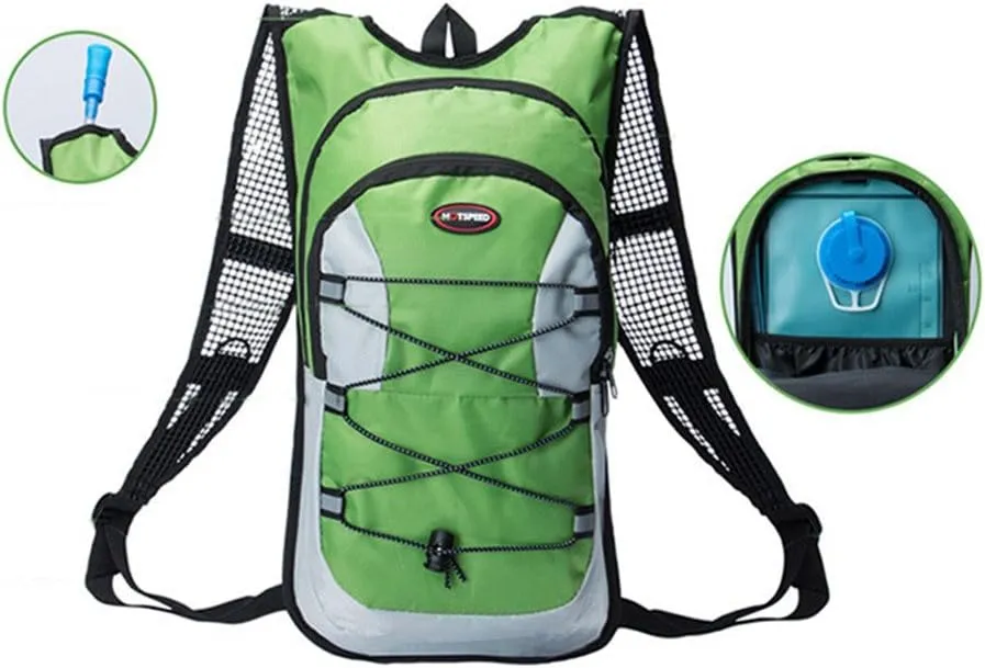 Monvecle Hydration Pack Water Rucksack Backpack Bladder Bag Cycling Bicycle Bike/Hiking Climbing Pouch   2L Hydration Bladder