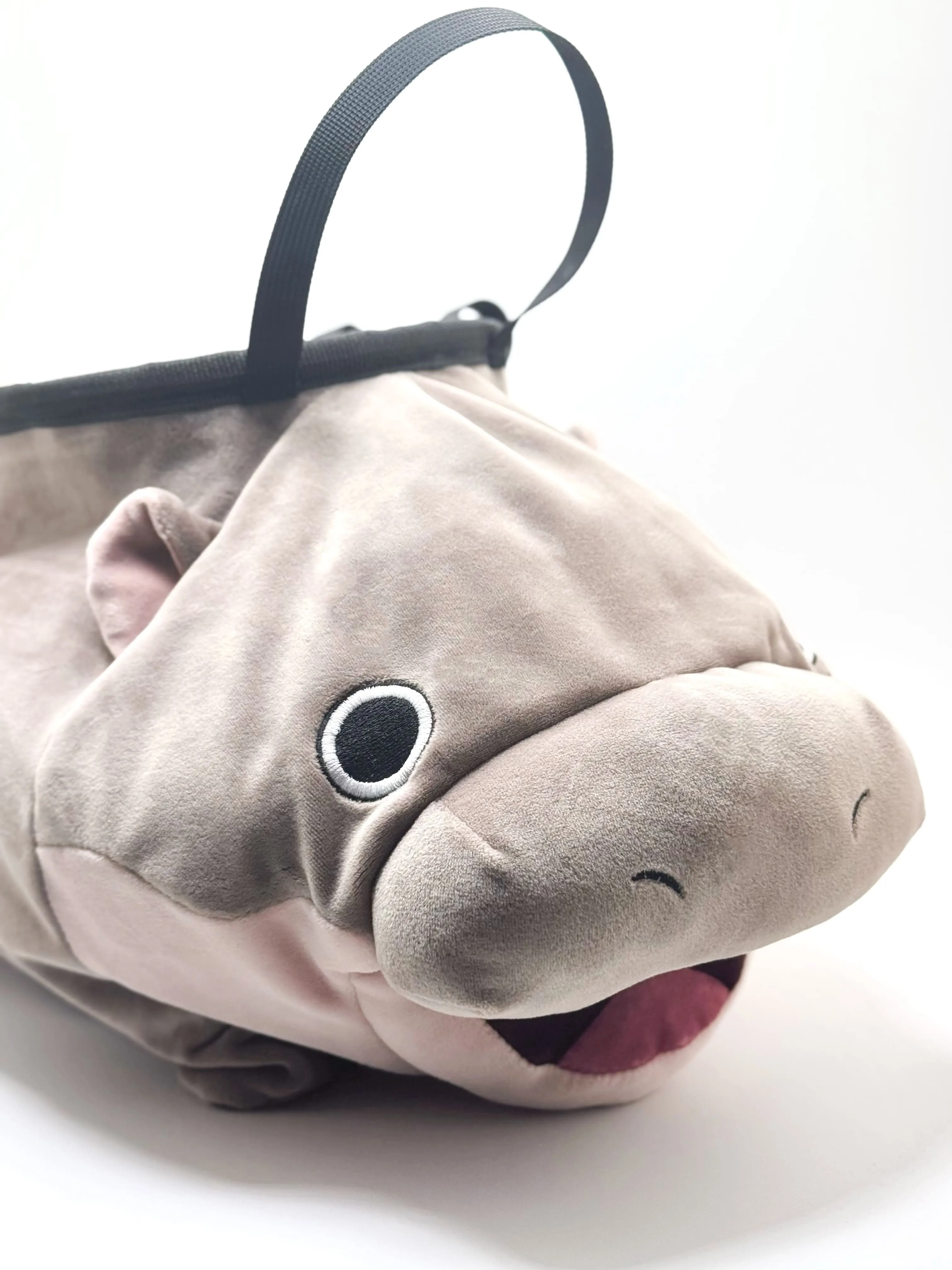Moo Deng Pygmy Hippo Chalk Bucket/Bouldering Bag