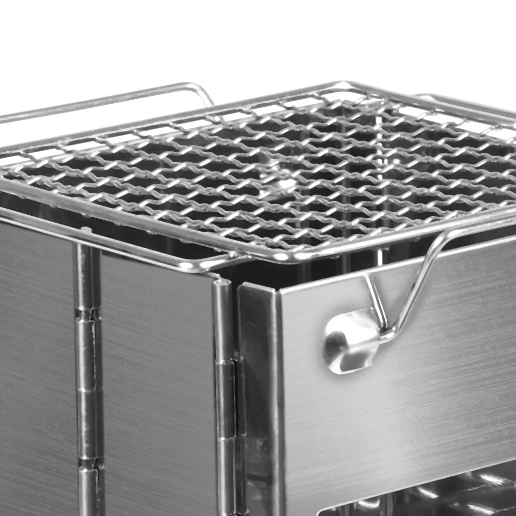 Moyasu Camping Stove Camp Wood BBQ Grill Large