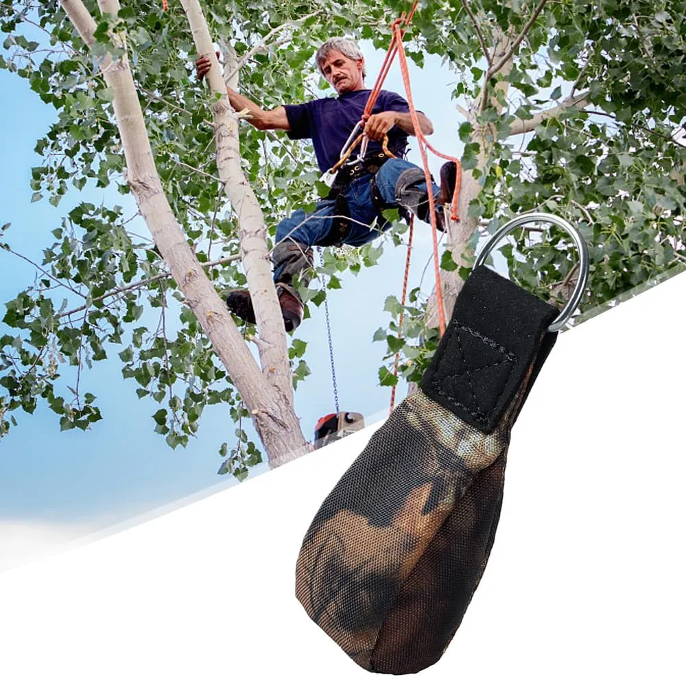 Multi Purpose Throw Weight Bag Throwing Rope Sandbag Climbing Rope Bag for Te Climbing