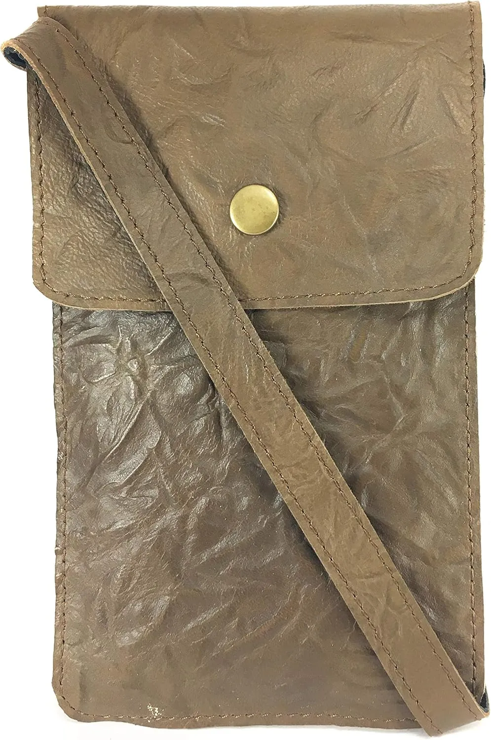 Natural Leather Crossbody Shoulder Bag Cellphone Pouch Wallet Bag