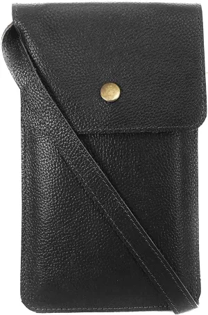 Natural Leather Crossbody Shoulder Bag Cellphone Pouch Wallet Bag