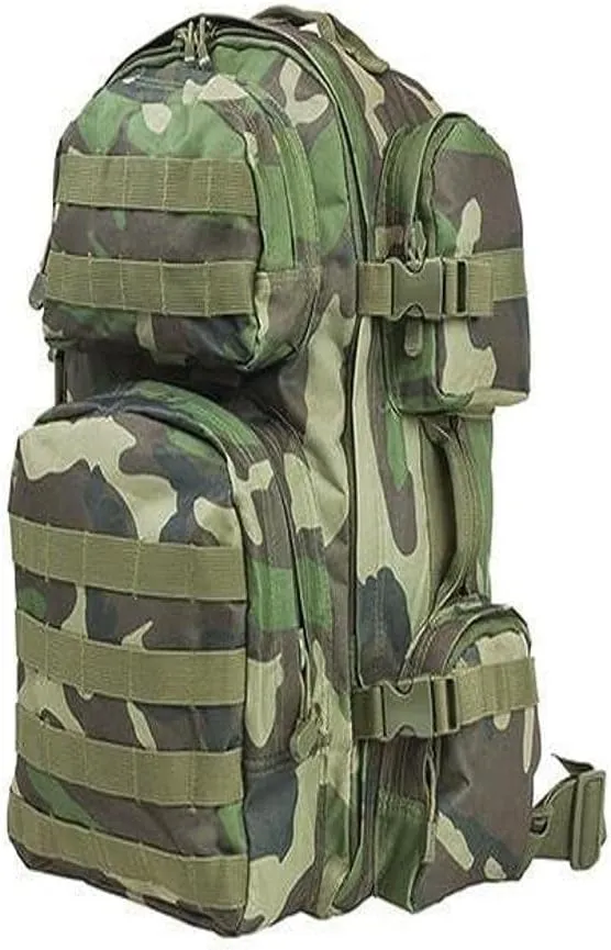 NC Star CBWC2911 Ncstar, Tactical Backpack, Woodland Camo