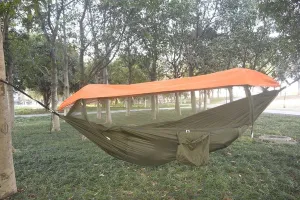 New Automatic Quick Open Mosquito Net, Hammock Sheet, Double Outdoor Camping, Recreational, Mosquito Prevent, Hammock, Camping Awning