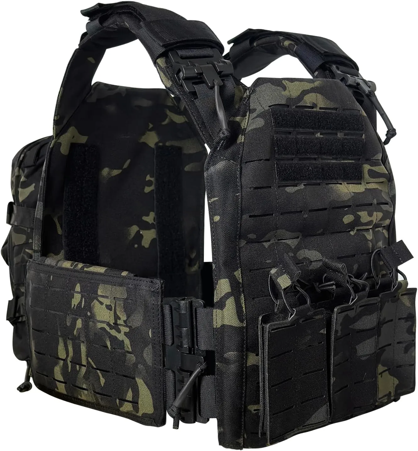 Nylon Fabric tactical suit Quick Release Vest with Hydration Backpack and Triple Tool Pouch