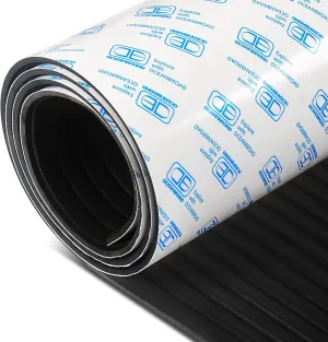 OCEANBROAD Camouflage Boat Flooring 96''x16''/23''/38''/47'' Strip Cut Grooves Self-Adhesive EVA Foam Sheet Non-Slip Traction Pad for Boats Decking Surfboard SUP Paddle Board Kayak