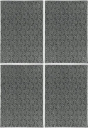 OCEANBROAD Self-Adhesive 15inx10in x 4/8 Pieces Non-Slip Traction Pad EVA Foam Trimmable Deck Sheet for Surfboard SUP Board Kayak Canoe, Black/Blue/White/Gray