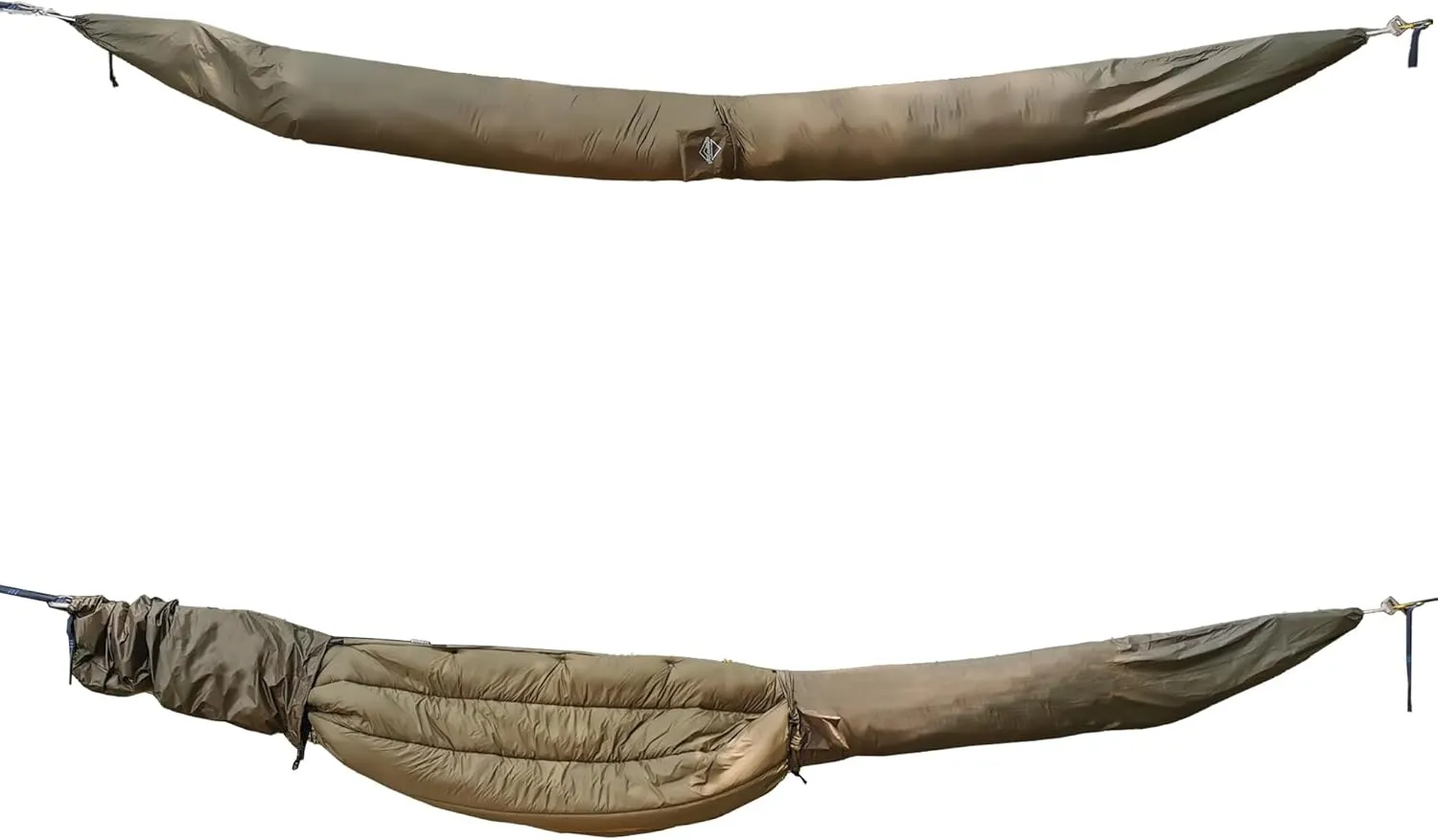 Onewind Hammock Sleeve, Lightweight and Compact Camping Hammock Storage and Cover 11'' Large for Hammock, Underquilt Combo, Topquilt, OD Green
