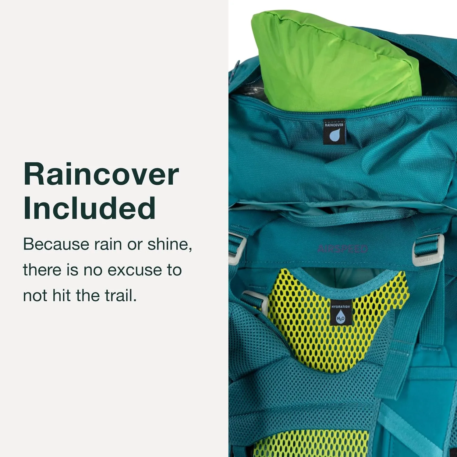 Osprey Ace 65L Kids' Backpacking Backpack, Blue Spikemoss/Deep Peyto