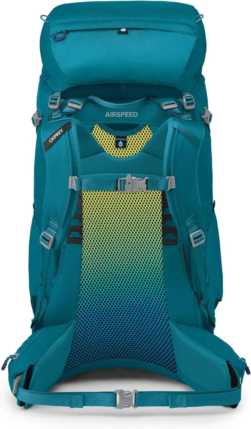Osprey Ace 65L Kids' Backpacking Backpack, Blue Spikemoss/Deep Peyto