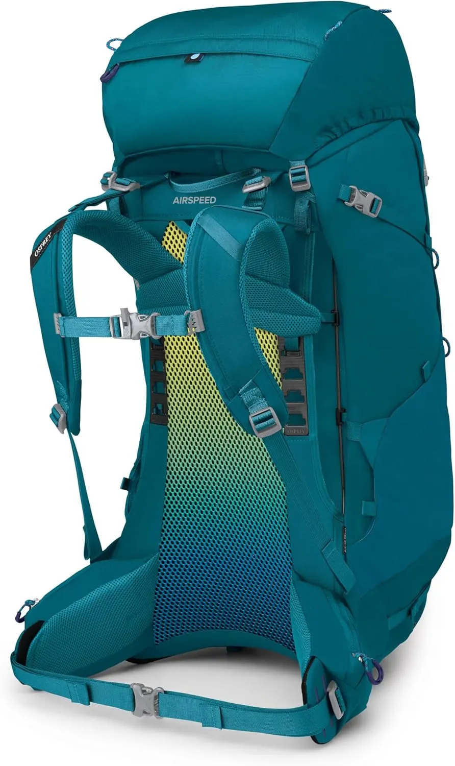 Osprey Ace 65L Kids' Backpacking Backpack, Blue Spikemoss/Deep Peyto