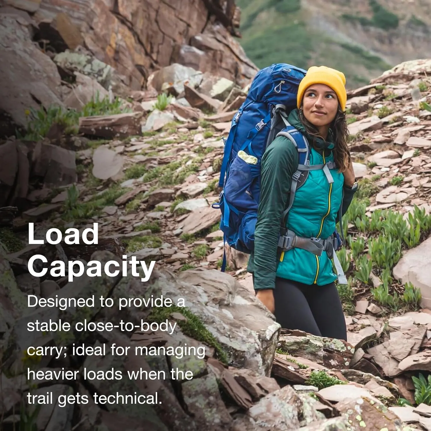 Osprey Ariel 55L Women's Backpacking Backpack, Koseret Green, WXS/S