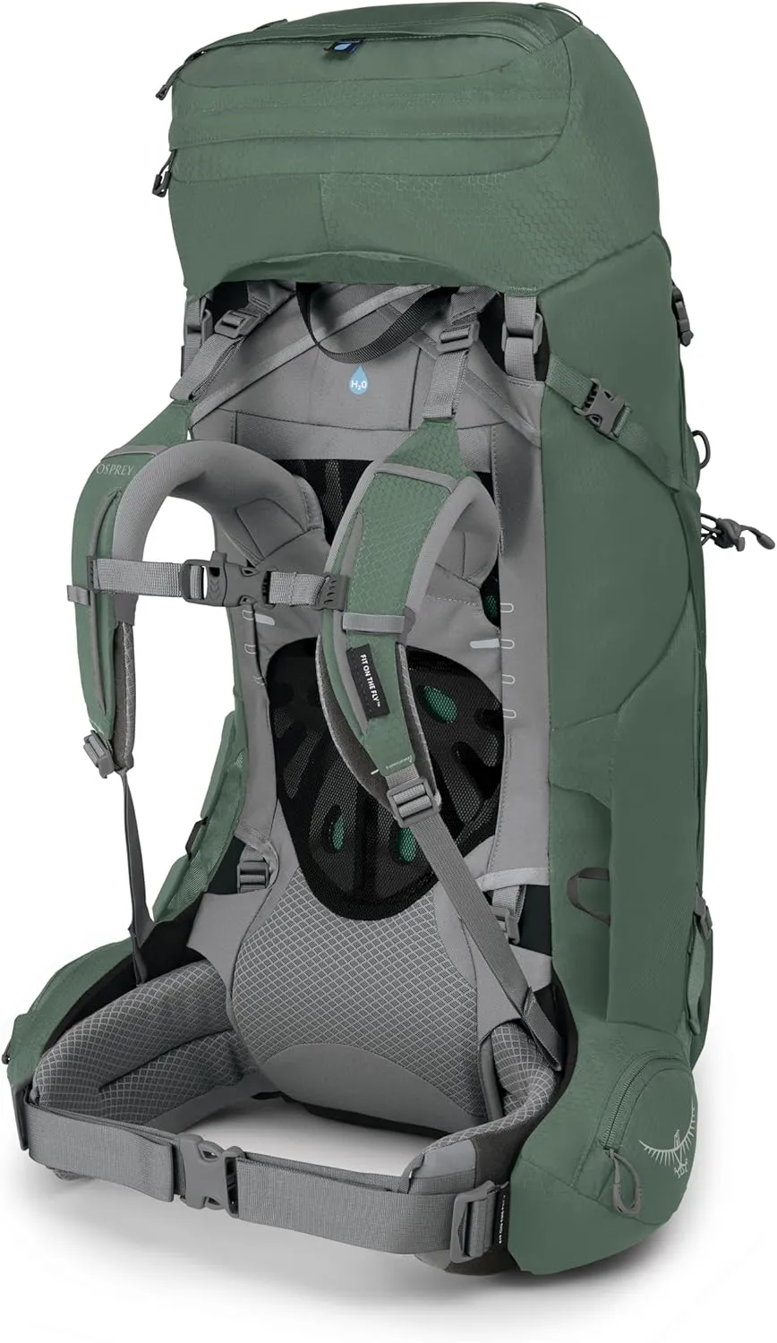 Osprey Ariel 55L Women's Backpacking Backpack, Koseret Green, WXS/S