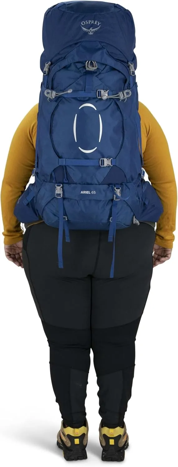 Osprey Ariel 65L Women's Backpacking Backpack, Koseret Green, WXS/S, Extended Fit