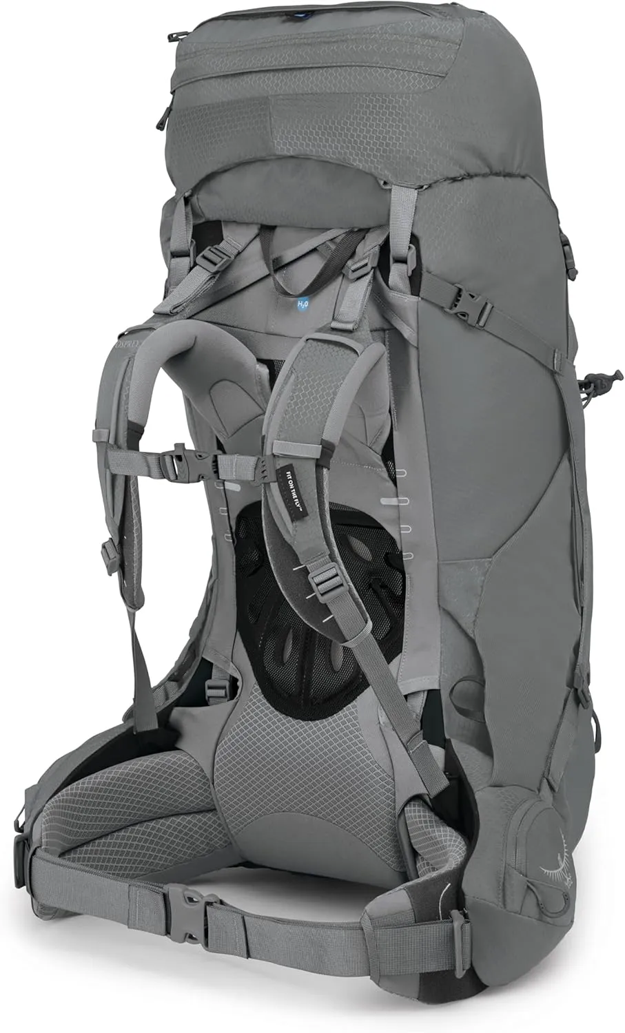 Osprey Ariel 65L Women's Backpacking Backpack, Medium Gray, WXS/S