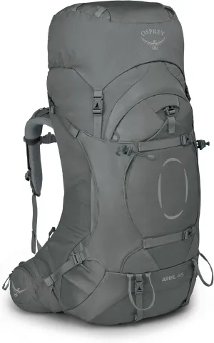 Osprey Ariel 65L Women's Backpacking Backpack, Medium Gray, WXS/S