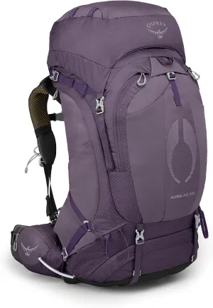 Osprey Aura AG 65L Women's Backpacking Backpack, Enchantment Purple, WXS/S