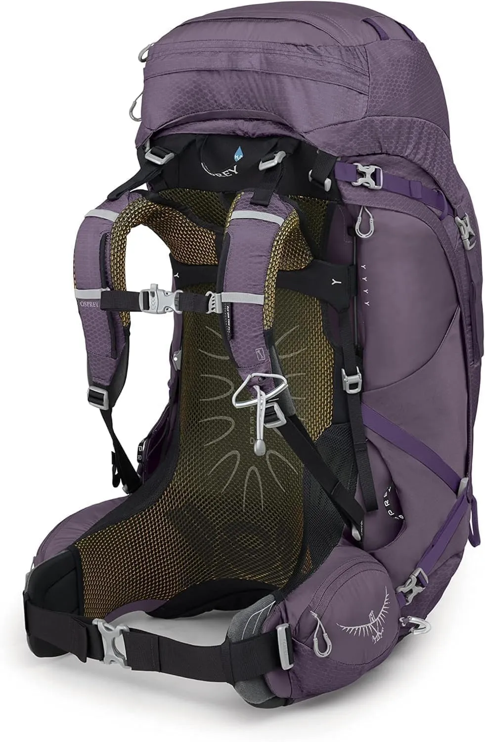 Osprey Aura AG 65L Women's Backpacking Backpack, Enchantment Purple, WXS/S