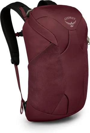 Osprey Farpoint Fairview Unisex Travel Daypack, Zircon Red