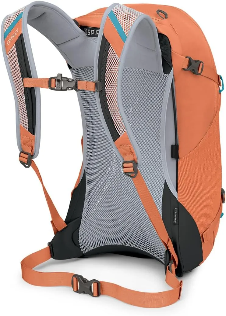 Osprey Hikelite 26L Unisex Hiking Backpack, Koi Orange/Blue Venture, One Size