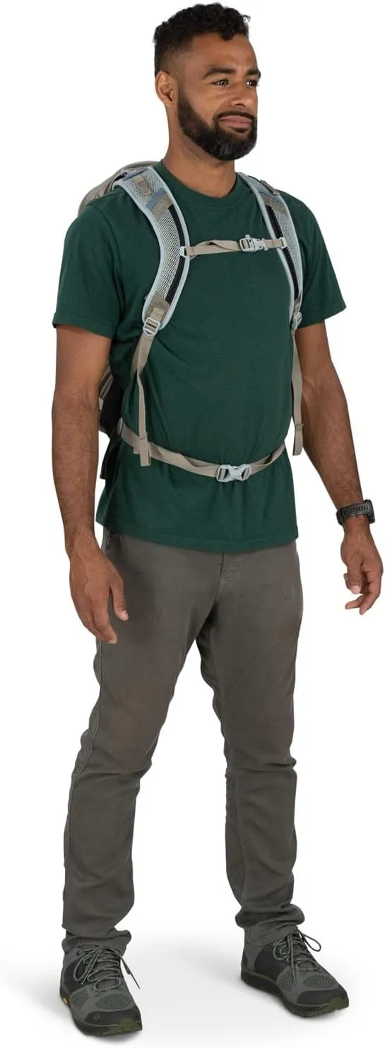 Osprey Hikelite 26L Unisex Hiking Backpack, Koi Orange/Blue Venture, One Size