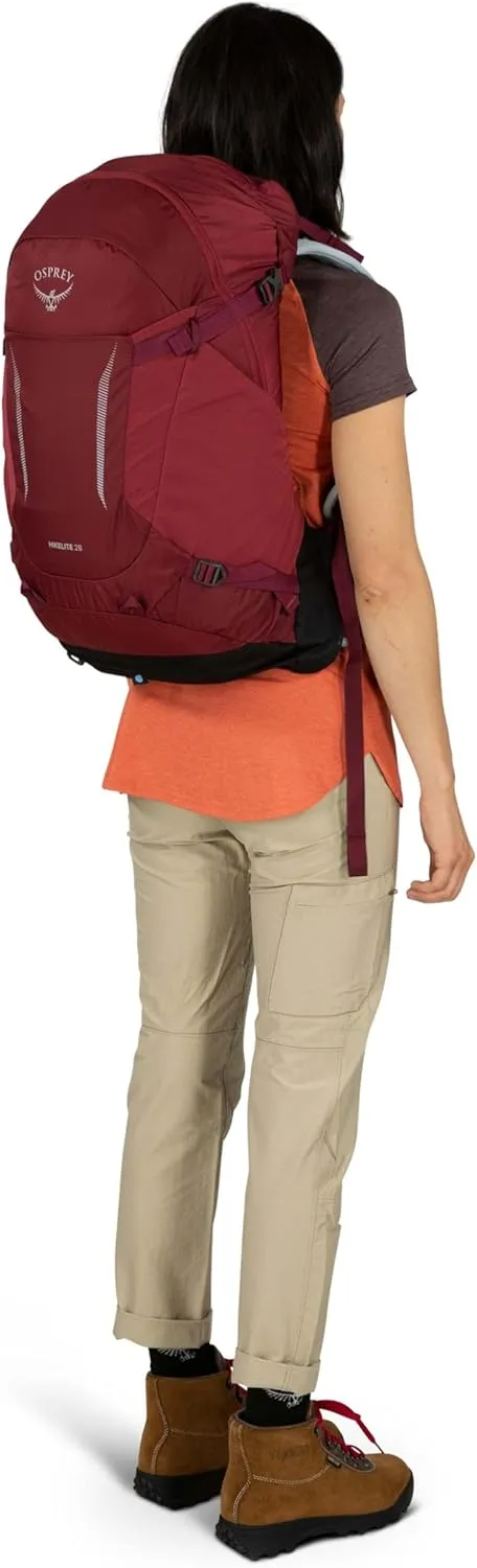 Osprey Hikelite 28L Unisex Hiking Backpack, Atlas Blue, S/M
