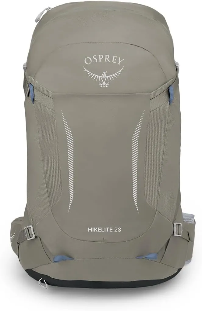 Osprey Hikelite 28L Unisex Hiking Backpack, Tan Concrete, Small/Medium