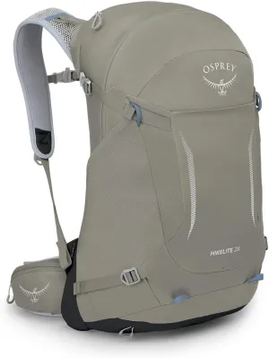 Osprey Hikelite 28L Unisex Hiking Backpack, Tan Concrete, Small/Medium