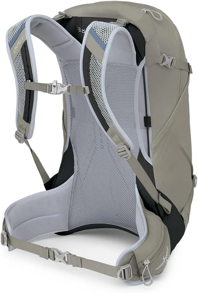 Osprey Hikelite 28L Unisex Hiking Backpack, Tan Concrete, Small/Medium